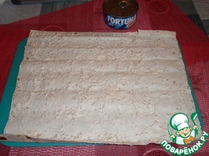 Рулет из лаваша "Новогодний"