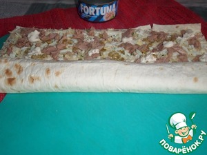 Рулет из лаваша "Новогодний"