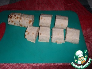 Рулет из лаваша "Новогодний"