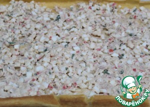 Рулет закусочный "Рождественское полено" Рулет закусочный "Рождественское полено"