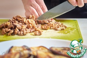 Рулетики из баклажанов на раз-два-три