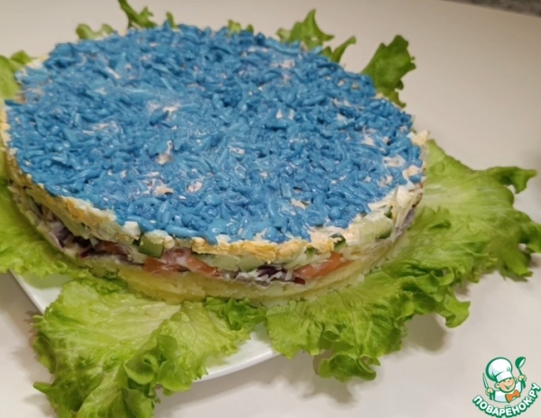 Салат "Голубая лагуна"