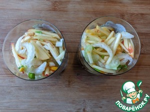 Салат из тунца с йогуртовой заправкой Салат из тунца с йогуртовой заправкой