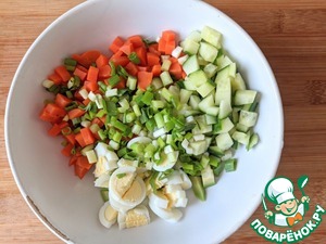 Салат из тунца с заправкой Оливера Салат из тунца с заправкой Оливера