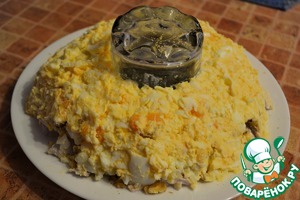 Салат "Изумрудный" с грецкими орехами