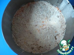 Салат "Мимоза"-с морковным муссом Салат "Мимоза"-с морковным муссом