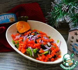 Салат "Новогоднее настроение"