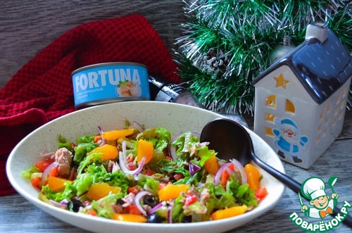 Салат "Новогоднее настроение"