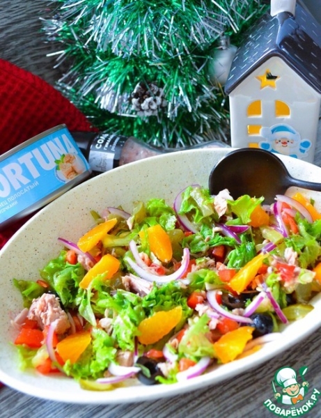 Салат "Новогоднее настроение"
