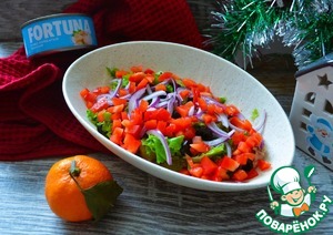 Салат "Новогоднее настроение"