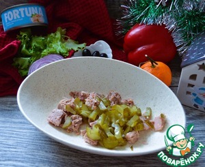 Салат "Новогоднее настроение"