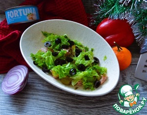 Салат "Новогоднее настроение"