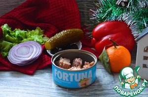 Салат "Новогоднее настроение"