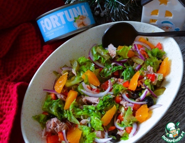 Салат "Новогоднее настроение"