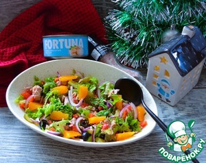 Салат "Новогоднее настроение"