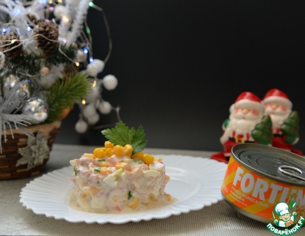 Салат "Огни Приморья" Салат "Огни Приморья"