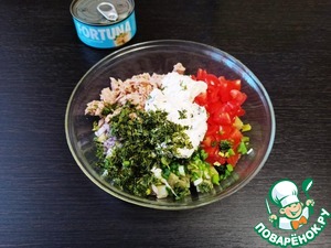 Салат "Русские традиции" с тунцом Салат "Русские традиции" с тунцом