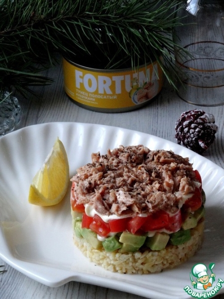 Салат с булгуром и тунцом Салат с булгуром и тунцом