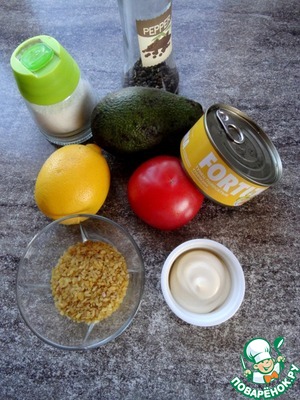 Салат с булгуром и тунцом Салат с булгуром и тунцом