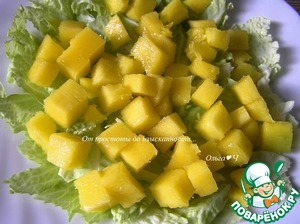 Салат с манго и авокадо