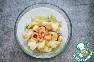 Салат с тунцом, киноа и креветками Салат с тунцом, киноа и креветками