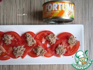 Салат с тунцом "Красное и белое"