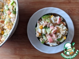 Салат с тунцом "Мирослава"