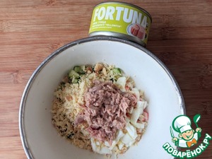 Салат с тунцом "Мирослава"