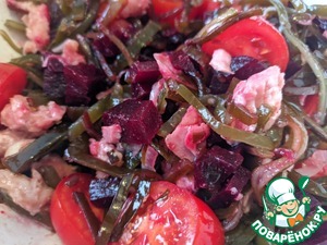 Салат с тунцом "На морском дне" Салат с тунцом "На морском дне"