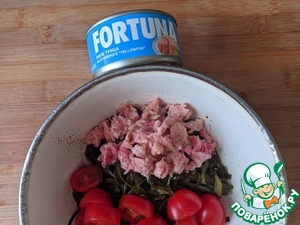 Салат с тунцом "На морском дне" Салат с тунцом "На морском дне"