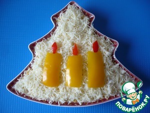 Салат с тунцом на Рождество Салат с тунцом на Рождество