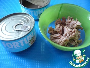 Салат с тунцом на Рождество Салат с тунцом на Рождество