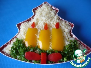 Салат с тунцом на Рождество Салат с тунцом на Рождество