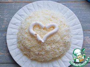 Салат с тунцом "Новогодний шар" Салат с тунцом "Новогодний шар"