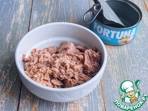 Салат с тунцом "Новогодний шар" Салат с тунцом "Новогодний шар"