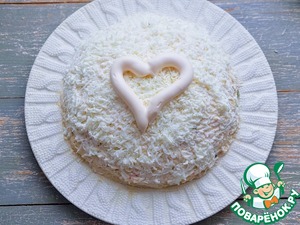 Салат с тунцом "Новогодний шар" Салат с тунцом "Новогодний шар"