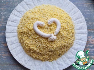 Салат с тунцом "Новогодний шар" Салат с тунцом "Новогодний шар"