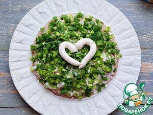 Салат с тунцом "Новогодний шар" Салат с тунцом "Новогодний шар"