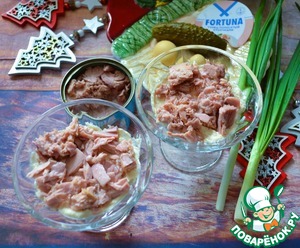 Салат слоёный "Новогодний" Салат слоёный "Новогодний"