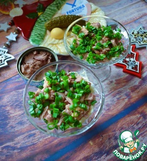 Салат слоёный "Новогодний" Салат слоёный "Новогодний"