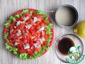 Салат "Тунец в красном" Салат "Тунец в красном"