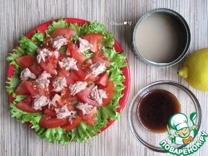 Салат "Тунец в красном" Салат "Тунец в красном"