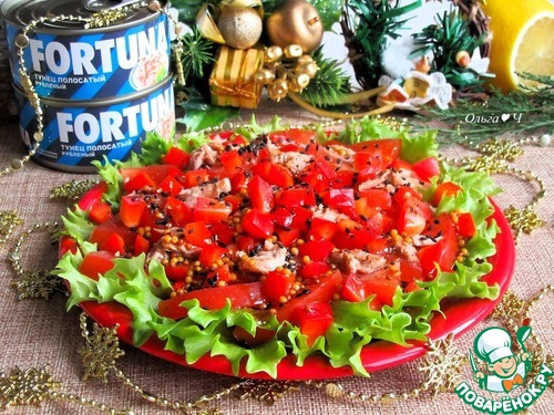 Салат "Тунец в красном" Салат "Тунец в красном"