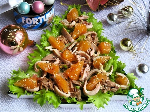 Салат "Тунец в розовых тонах" Салат "Тунец в розовых тонах"