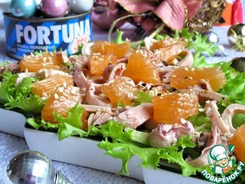 Салат "Тунец в розовых тонах" Салат "Тунец в розовых тонах"