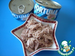 Сэндвичи "Рождественские елки" с тунцом