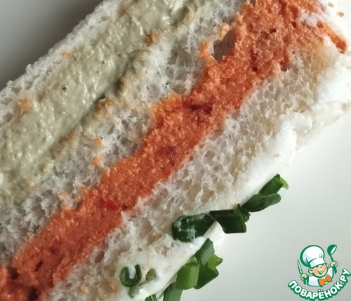 Торт-сэндвич с тунцом