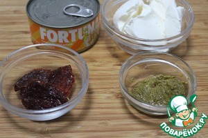 Торт-сэндвич с тунцом