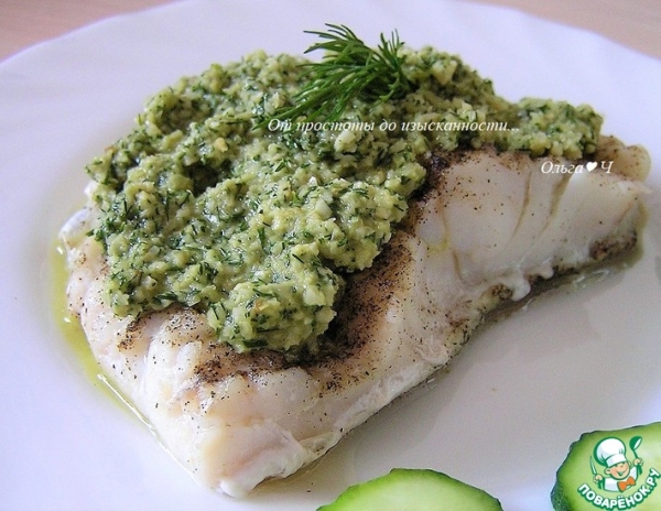 Треска с арахисовым соусом Треска с арахисовым соусом