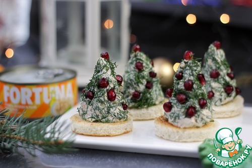 Закуска с тунцом "Ёлочка" Закуска с тунцом "Ёлочка"
